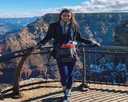 She loves traveling and went to see Grand Canyon in early 2020.